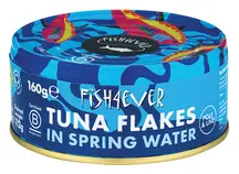 Skipjack Tuna Flakes in Spring Water 160g (Fish4Ever)