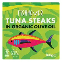 Skipjack Tuna Steaks in Olive Oil 160g (Fish4Ever)