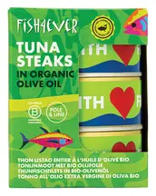 Tuna Steaks in Organic Olive Oil Triple Pack 3 x 160g