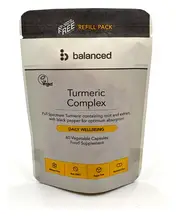 Turmeric Complex Refill Pouch 60 Capsules (Balanced)