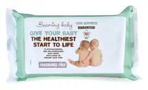 Organic Fragrance-Free Baby Wipes x 72 wipes (Beaming Baby)