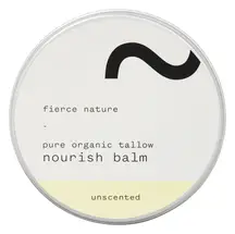 Organic Pure Unscented Tallow Nourish Balm 100g (Fierce Nature)