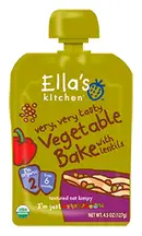 Stage 2 Vegetable and Lentil Bake, Organic 130g (Ella's Kitchen)