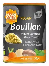 Organic Vegetable Bouillon Powder Less Salt 500g