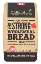 Very Strong Wholemeal 100% Canadian Bread Flour 1.5kg (Marriages)