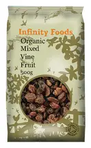 Vine Fruit Mix, Organic 500g (Infinity Foods)
