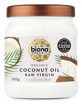 Organic Raw Virgin Coconut Oil 800g (Biona)