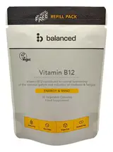 Vitamin B12 Refill Pouch 30 Capsules (Balanced)