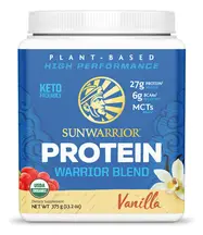 Warrior Blend Protein Powder Vanilla Flavour, Organic 375g (Sunwarrior)