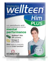 WellTeen Him Plus, 28 Tablets + 28 Capsules (Vitabiotics)