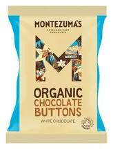 Organic White Chocolate Buttons 120g (Montezuma's)