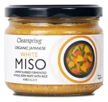 Organic Unpasteurised Japanese White Miso Paste 270g (Clearspring)