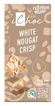 Organic White Nougat Crisp 80g (iChoc)