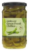 Whole Green Chillies 300g (Cooks and Co)