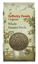 Organic (Whole) Sesame Seeds 400g (Infinity Foods)