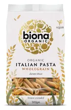 Organic Wholegrain Wheat Penne 500g (Biona)