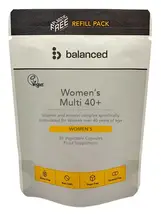 Women's 40+ Multi Vitamin Refill Pouch 30 Capsules (Balanced)