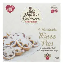 Gluten Free Mince Pies x 4 220g (Denise's Delicious Gluten Free Bakery)