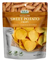 Yellow Sweet Potato Crisps 55g (DJ&A)
