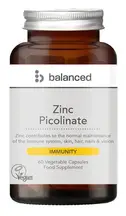 Zinc Picolinate 60 Capsules (Balanced)